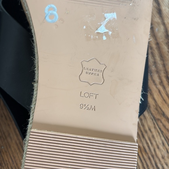 LOFT Women's Black Sandals - Picture 3 of 3